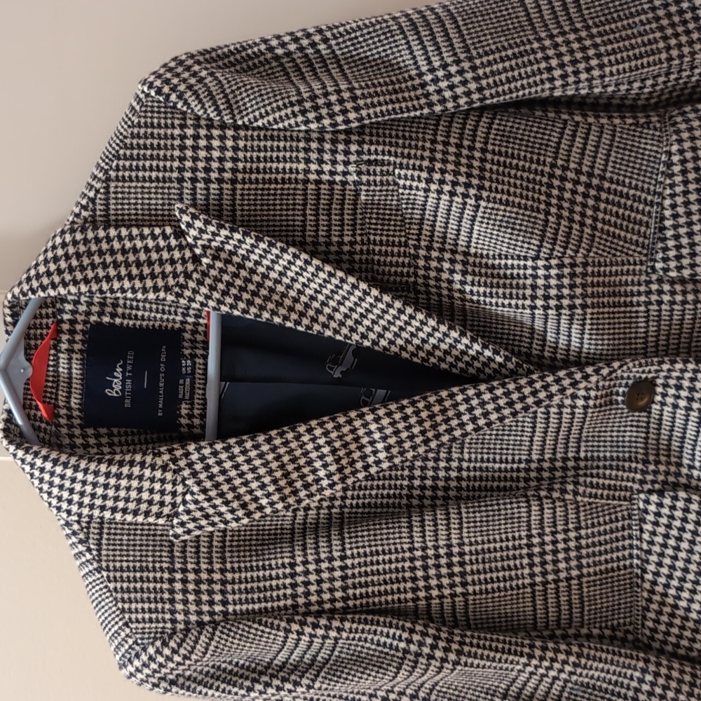 Boden British Tweed blazer